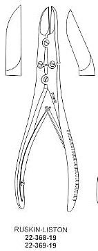 Ruskin-Liston Bone Cutting Forcep, Straight